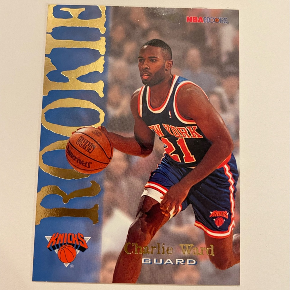 1994-95 NBA Hoops #353 Charlie Ward Rookie Card